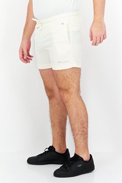 Champion Men Sportswear Fit Embroidered Logo Training Shorts, Beige