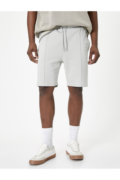 Koton Bermudy s šněrovacími žebrovanými kapsami v pase