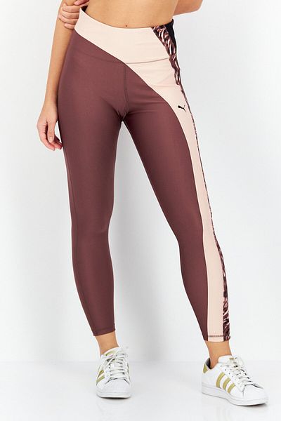 Puma Women Sportswear Fit Training Tight, Mauve Combo