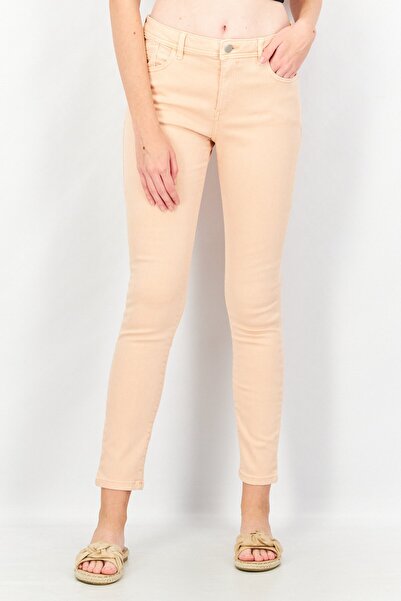 edc Women Skinny Fit Solid Jeans, Pink