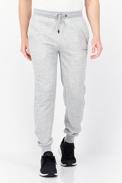 Crosshatch Men 2 Pieces Brand Logo Drawstring Sweatpants, Black
