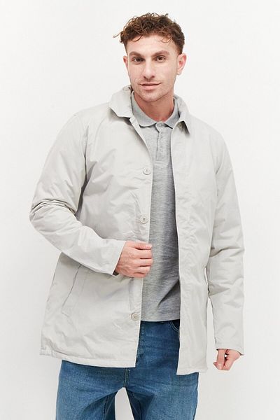 French Connection Men Solid Long Sleeve Softshell Jacket, Stone