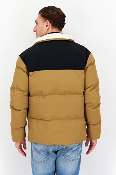 Lyle & Scott Men Borge Quilted Puffer Jacket, Brown
