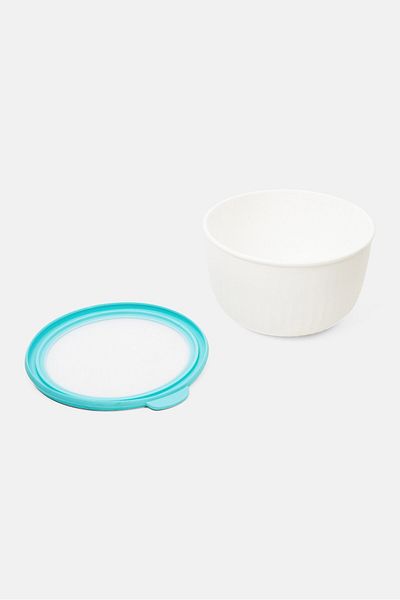 OGGI Pref And Serve Bowl With Lid 2,5 L, White