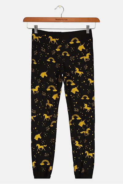 Chaser Kids Girl Metallic Pajama, Black