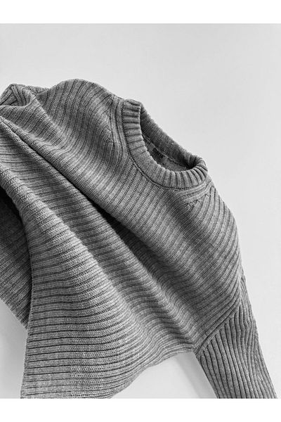 MFU collection Πλεκτό πουλόβερ με ραβδώσεις