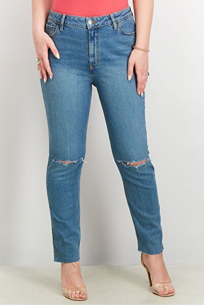 ASOS Women Vintage Skinny Ripped Jeans, Blue