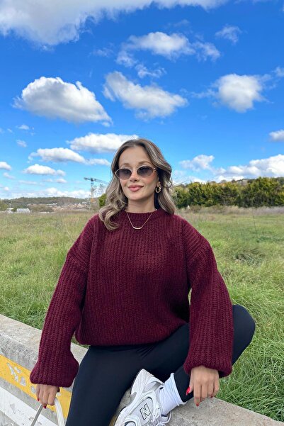 mylove Balon Kol Kazak Bordo