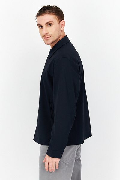 Calvin Klein Men Solid Shirt Jacket, Navy