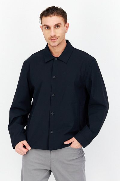 Calvin Klein Men Solid Shirt Jacket, Navy