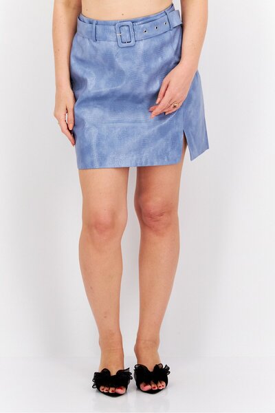 The Frolic تنورة قصيرة سادة للنساء، خفيفة