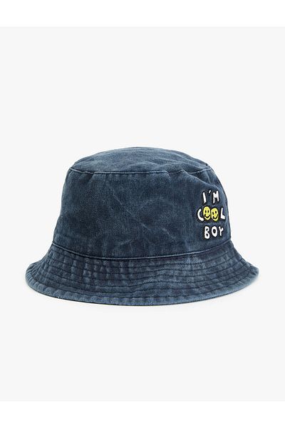 Koton Pălărie din bumbac - Design brodat