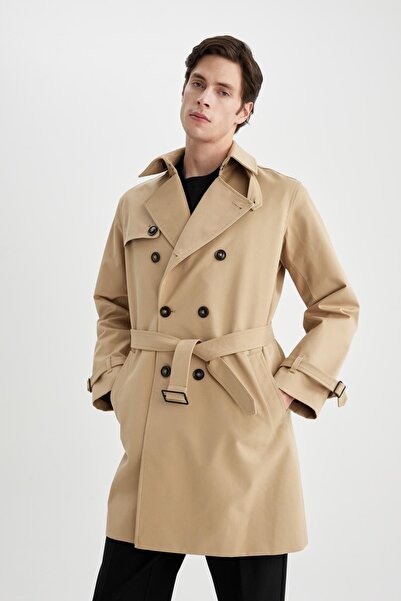 DeFacto Regular Fit Polo Collar Parka Coat Y4579az24sp