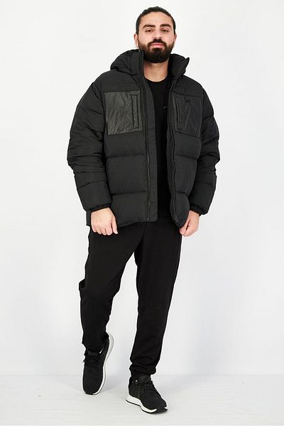 adidas Men Sportswear Fit Solid Puffer Jacket, Black
