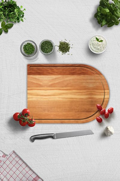 Decorita Satina Glass Cutting Board - Oval Edge, 25cm X 35cm |   Channeled Table