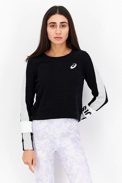 Asics Women Sportswear Fit Long Sleeve Training Sweater,black