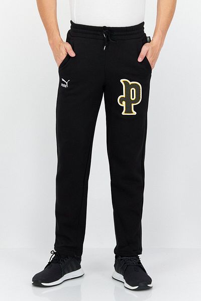 Puma Men Sportswear Fit Drawstring Training Sweatpants, Black