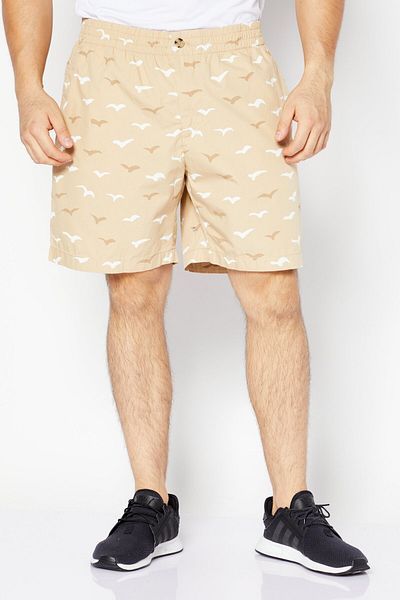 Tommy Hilfiger Men Allover Print Basic Short, Khaki