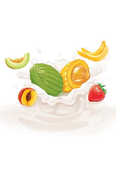 Vanelli حلوى الفاكهة الطازجة - 220 جرام