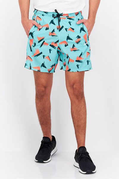 Reebok شورت رمادي للرجال - Ts Speed Aop Short