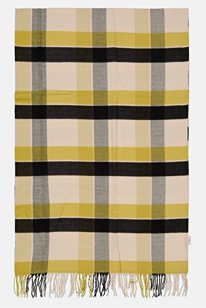 s.Oliver Women Plaid Scarves 188 x 61 cm, Black Combo