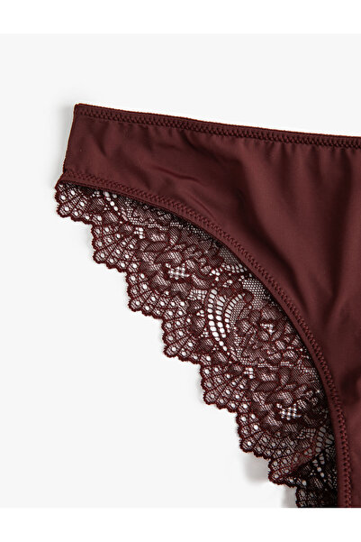 Koton Βραζιλιάνικο εσώρουχο Δαντέλα Κανονική μέση