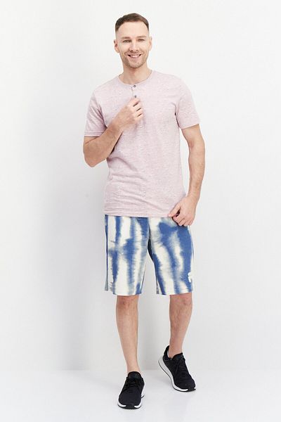 Fila Men Sportswear Fit Casares Aop Baggy Outdoor Shorts, Dusty Blue