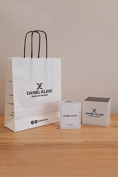 Daniel Klein Rose Steel Bracelet Women's Wristwatch Gift Bracelet