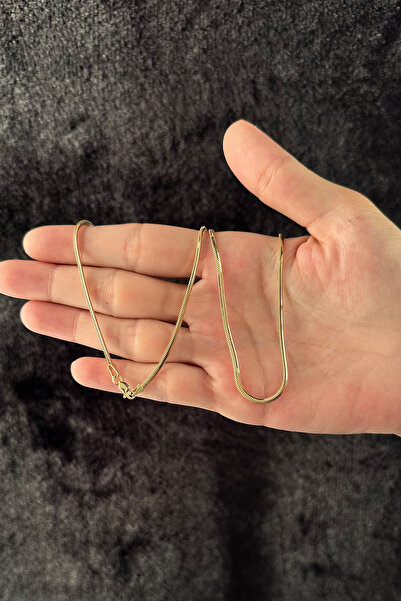 Fiyonk Kuyumculuk 14 Ayar Altın Balıksırtı Zincir 2,10 mm – Günlük Şıklığın Anahtarı