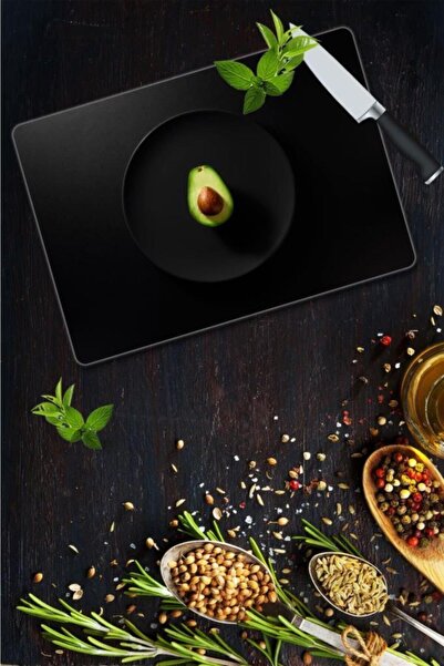 Saban لوح تقطيع زجاجي مقاس 30×40 سم، ذهبي اللون