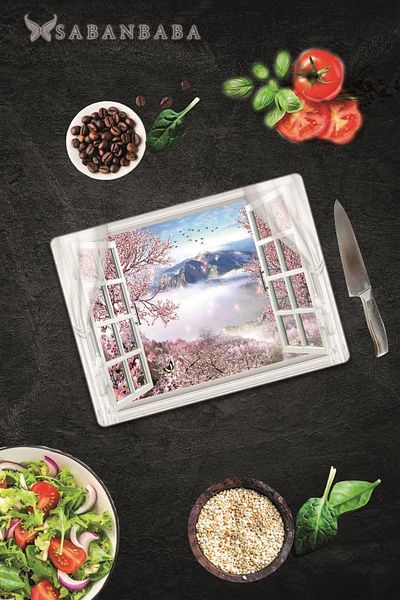 Saban 30X40 cm Glass Cutting Window Patterned Board