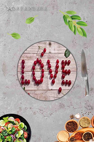 Saban Love Cherry Pattern - Diameter 32 cm