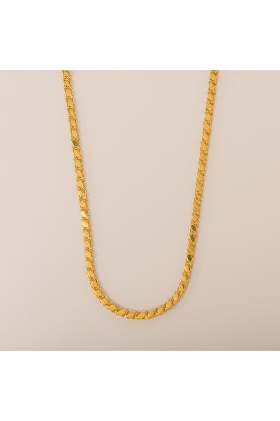 Zarifgoldimitasyon 22 Ayar Altın Kaplama Pullu Zincir