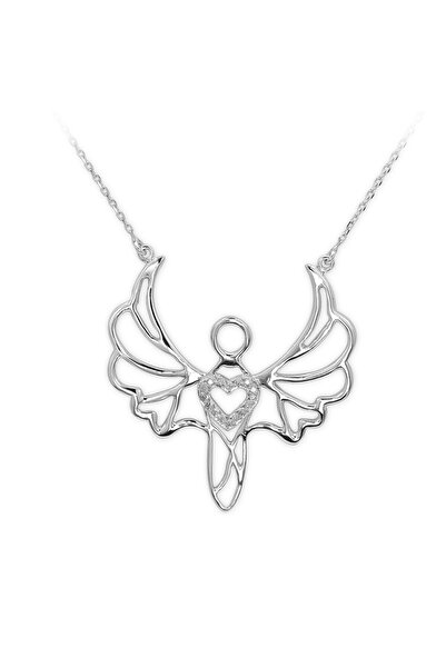 Ariş Pırlantalı Sevgi Meleği Cebrail Kolye