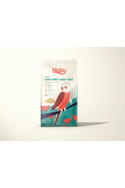 Nicky VİTAMİNLİ MUHABBET KUŞU YEMİ 400 GR - 4 ADET