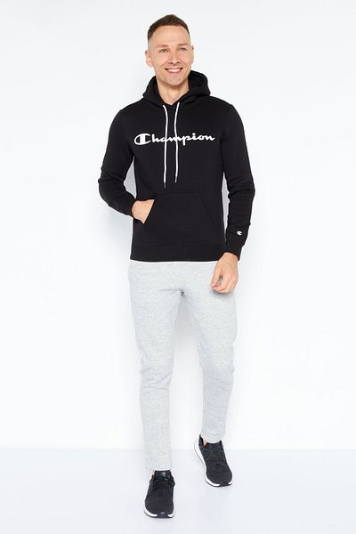 Champion Men Sportswear Fit Long Sleeve Outdoor Sweatshirt, Black
