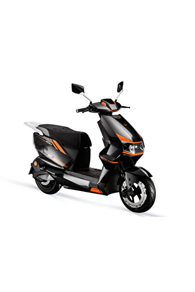Arora ZR7 İKİ TEKERLEKLİ MOPED SİYAH/ TURUNCU