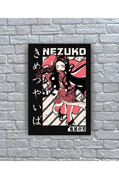 icase Anime demon Slayer Nezuko Giyu Tanjiro  Kyojuro Rengoku İnosuke  Zenitsu Ahşap Tablo