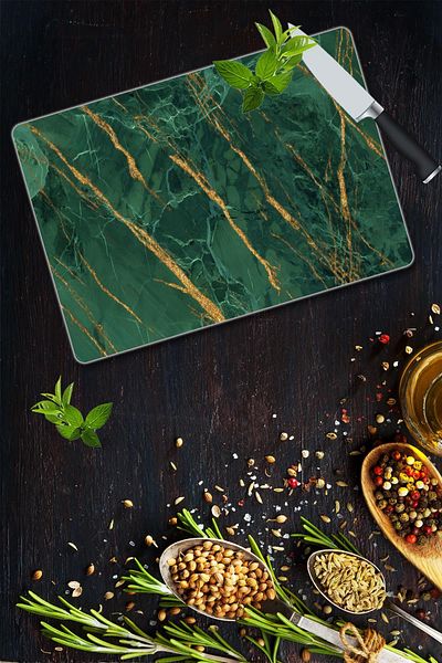 Saban Glass Cutting Board - 30X40 Cm, Model 64