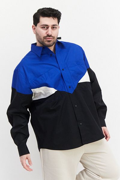 adidas Men Sportswear Fit Outdoor Shirt, Blue
