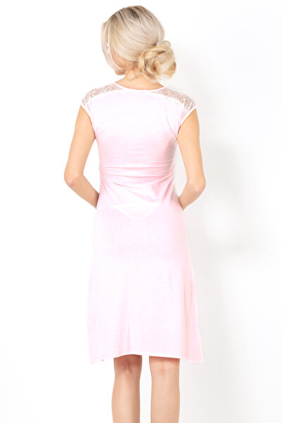 Miorre Lace Shouldered Combed Cotton Nightgown