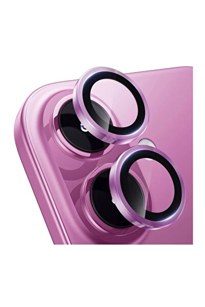 REON iPhone 16 & iPhone 16 Plus Kamera Koruma Renkli Lens Koruyucu Temperli Cam Koruma