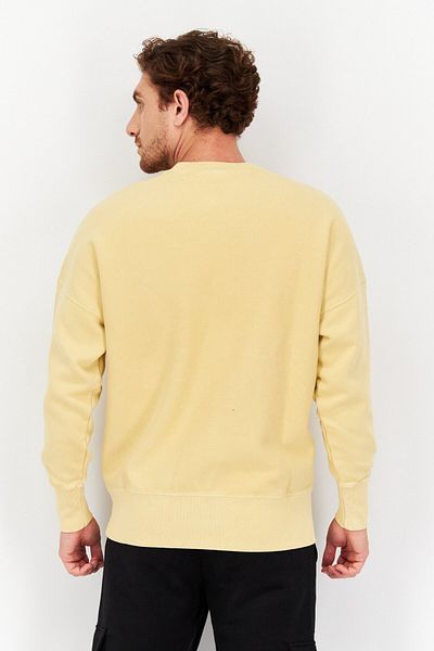 Champion Men Sportswear Fit Plain Training Sweatshirt, Yellow