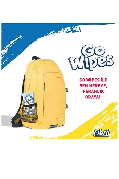 Fibril Go Wipes Ice Fresh Wet Wipes X 6 Pack 120 Sheets