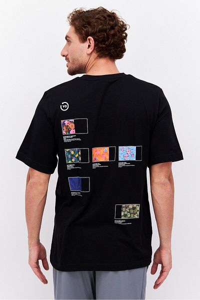 adidas Y-3 By Yohji Yamamoto Men Sportswear Fit Outdoor T-shirts, Black