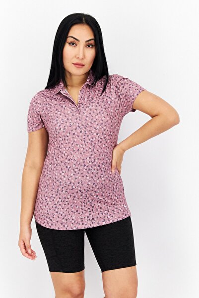 Puma Women Sportswear Fit Short Sleeve Golf Polo Shirt, Old Rose