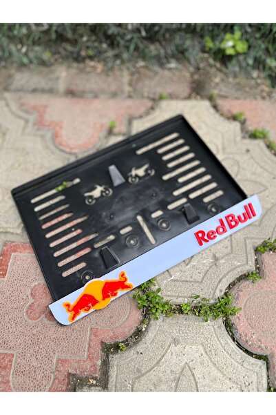 Barcode Works Redbull Motorsiklet Plakalık Beyaz 3D Model