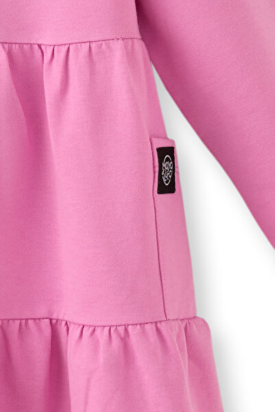 Maya And Luca Κορίτσια - Βασικό φόρεμα με μακρυμάνικο δύο κλωστές