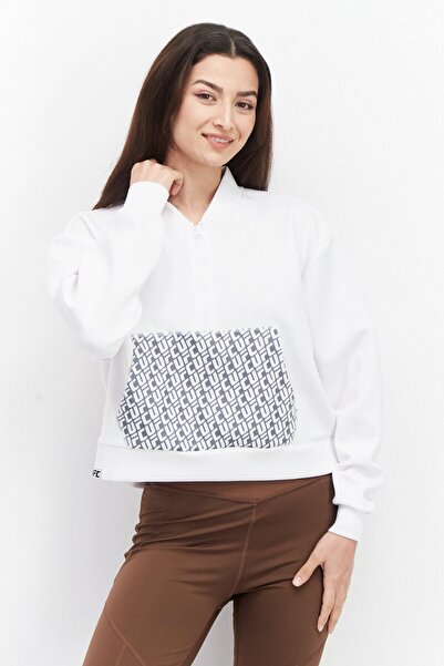 UFC Women Sportswear Fit Long Sleeves Running Sweatshirt, White
