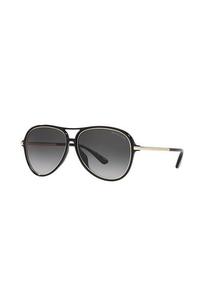 Michael Kors Woman Pilot Breckenridge Sunglasses- Mk 2176u - Lense Size:58mm - Black